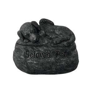 Charcoal Grey Beloved Dog Urn